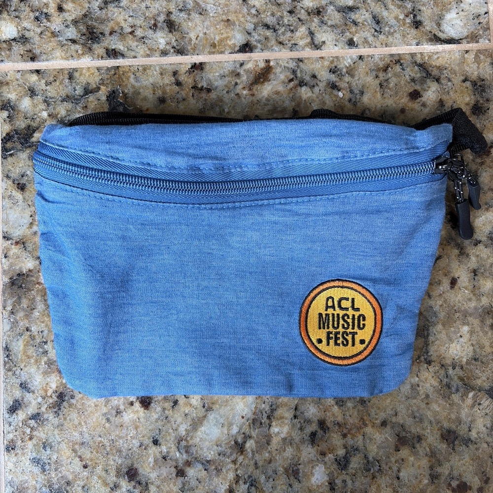 ACL Music Fest Austin City Limits Embroidered Patch Belt Bag Fanny Pack One Size